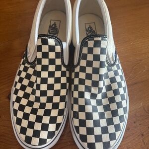 New men’s checkered Vans 14
